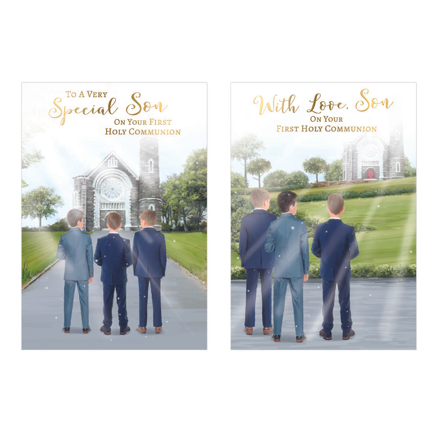 12pk Cards C50 Communion Son - Tiger Feet Ireland