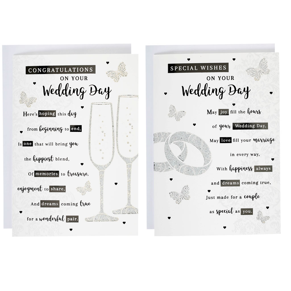 12pk Cards C50 Wedding Day - Tiger Feet Ireland