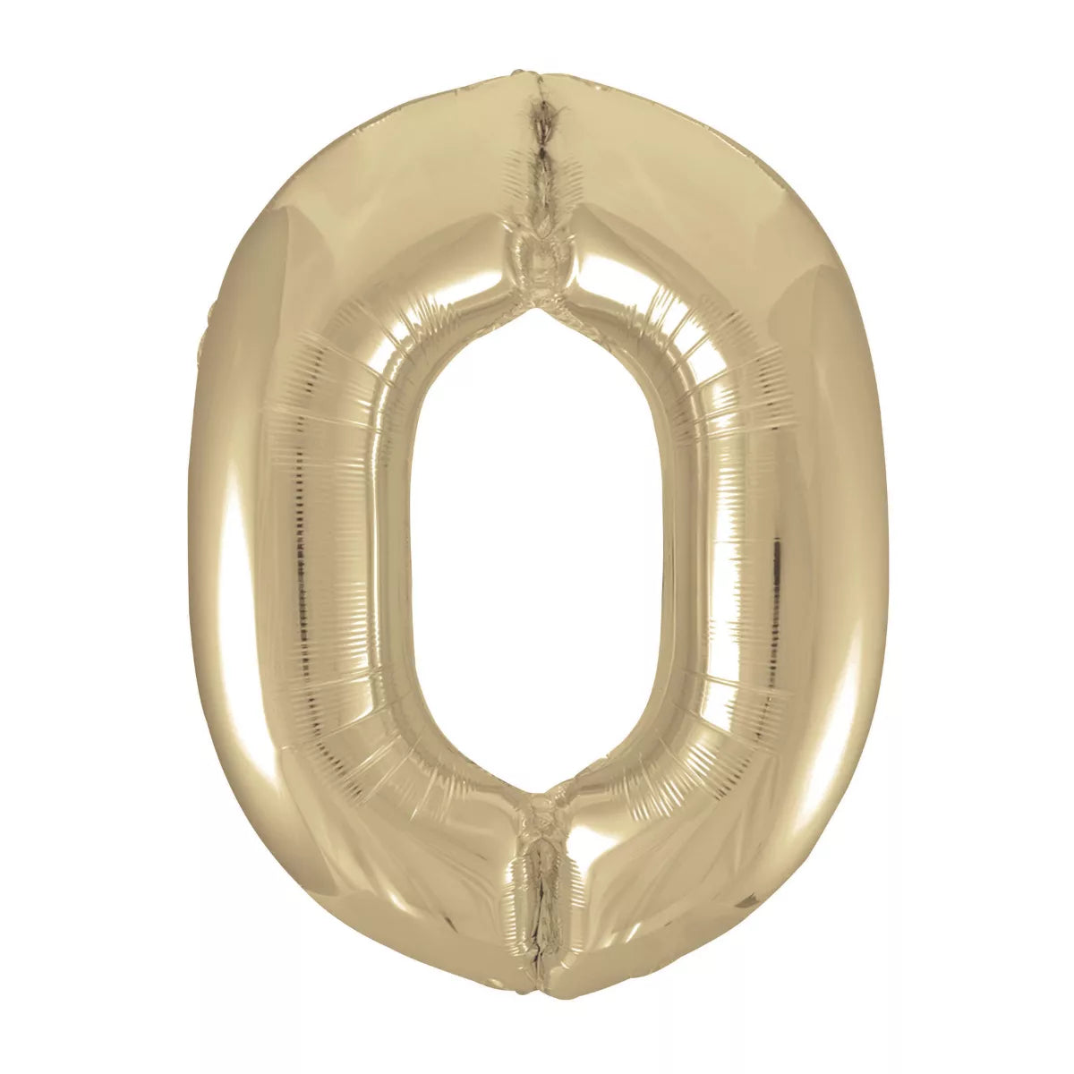 Foil Balloon 34" Big Number Gold - Tiger Feet Ireland