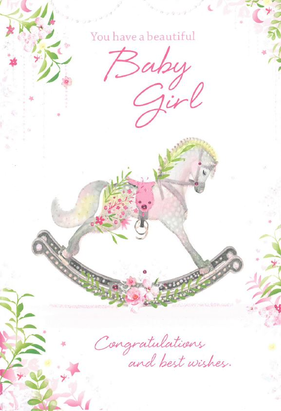 6pk Cards C50 Baby Girl - Tiger Feet Ireland
