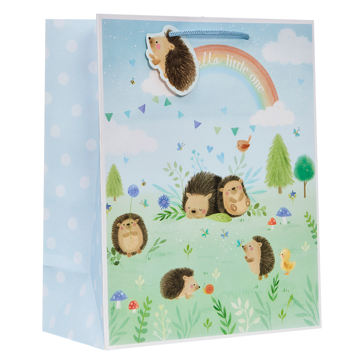 6 Pack Gift Bag Hedge-Hugs Hetty Blue Large - Tiger Feet Ireland