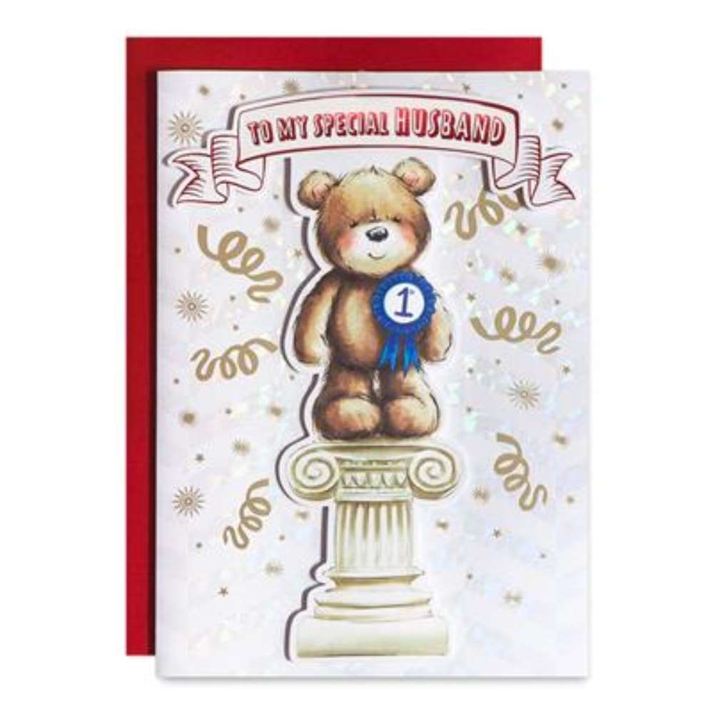 6pk Cards C90 Birthday Husband - Tiger Feet Ireland