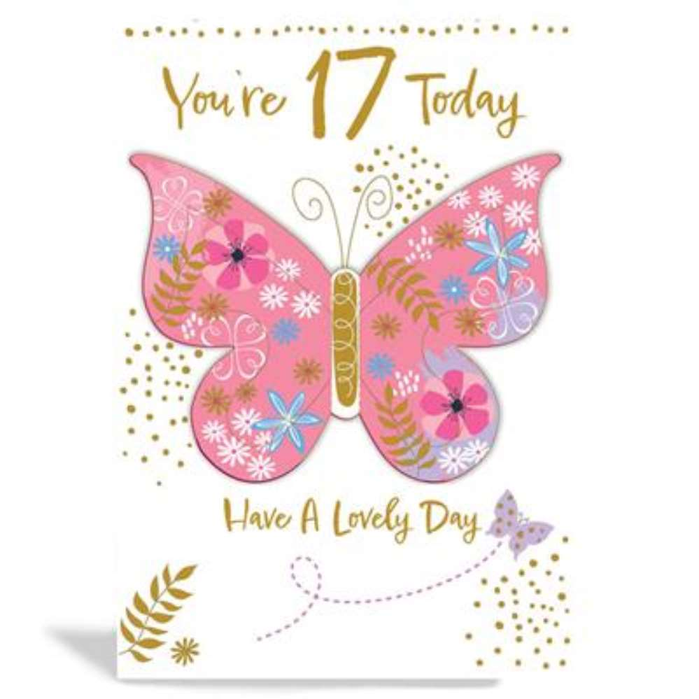 6pk Cards C50 Birthday Age 17 - Tiger Feet Ireland