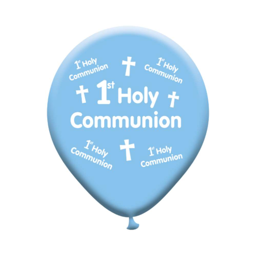 6 x 8pk Latex Balloons Communion Open - Tiger Feet Ireland