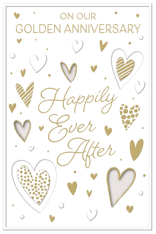 6pk Cards C75 Your Golden Anniversary - Tiger Feet Ireland