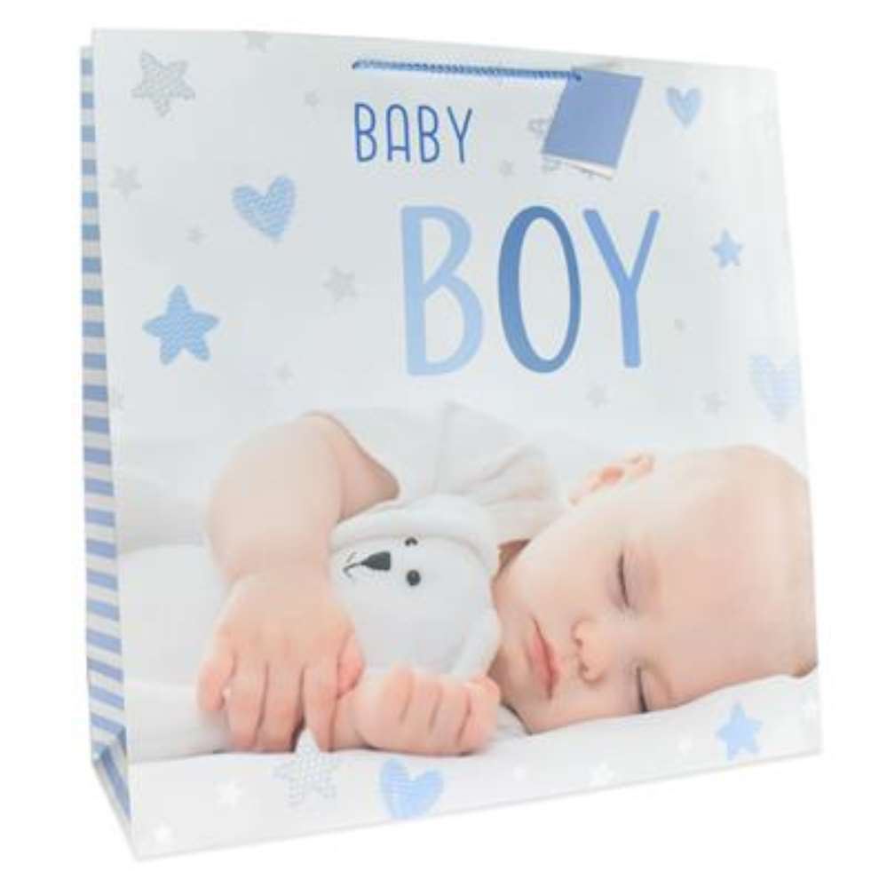 6pk Gift Bags Giant Square Baby - Tiger Feet Ireland