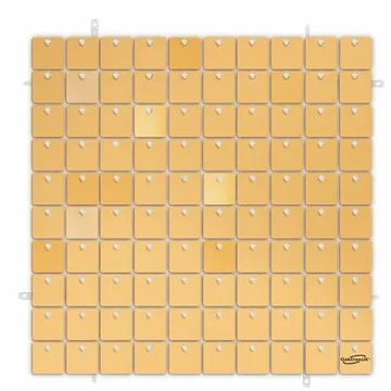 Satin Sequin Champagne Wall Panel 30x30cm - Tiger Feet Ireland
