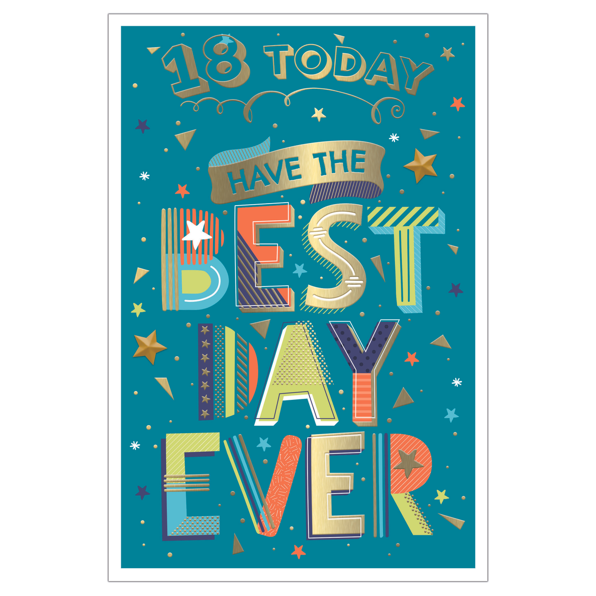 6pk Cards C75 Birthday Age 18 - Tiger Feet Ireland