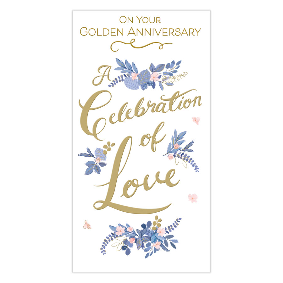 6pk Cards C55 Your Golden Anniversary - Tiger Feet Ireland