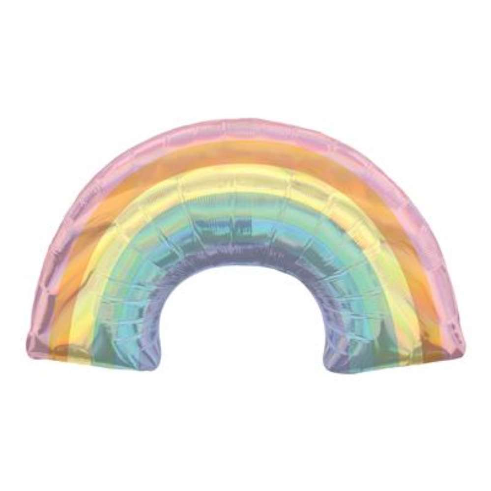 Foil Balloon Supershape Pastel Rainbow - Tiger Feet Ireland