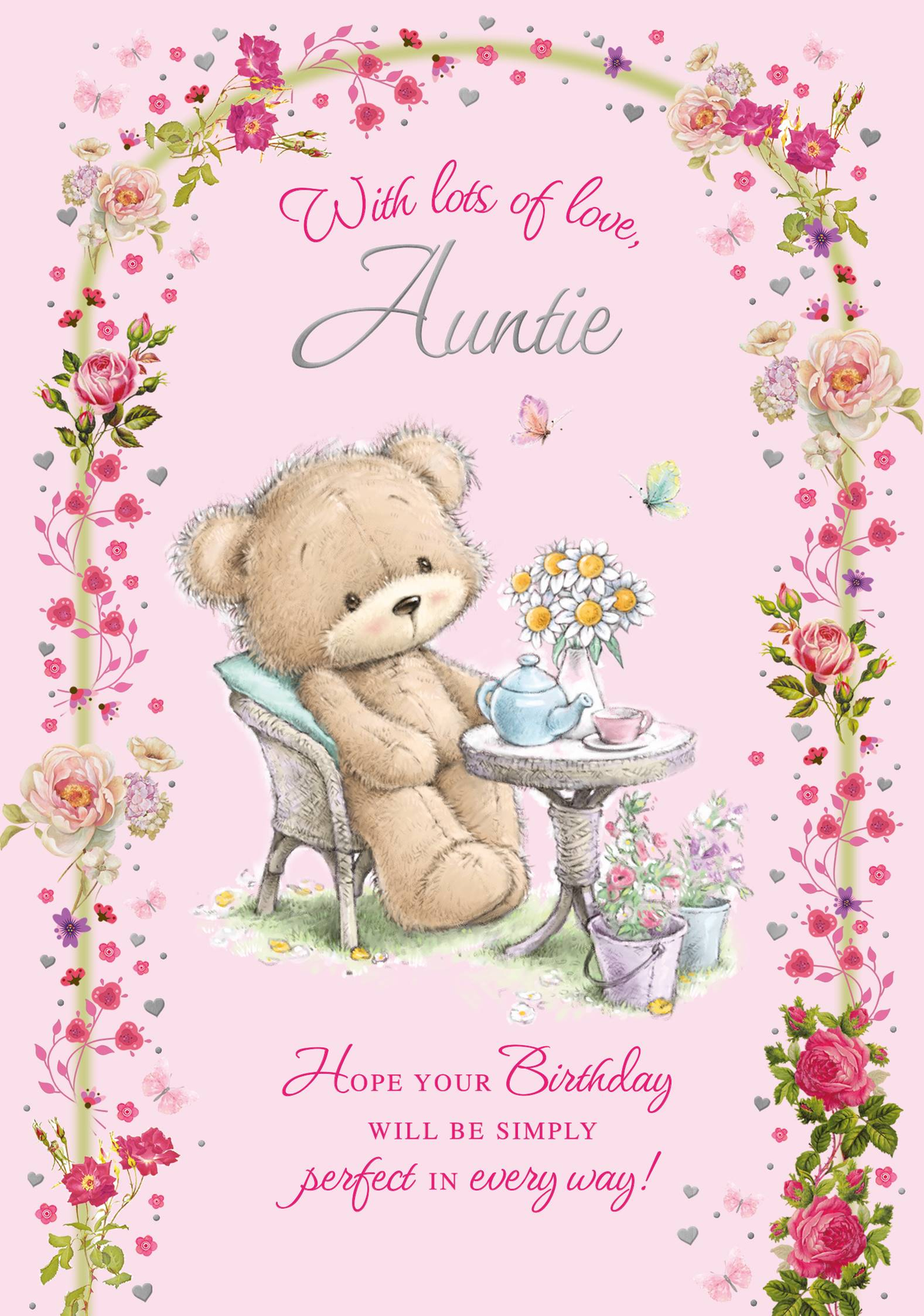 6pk Cards C50 Birthday Auntie - Tiger Feet Ireland