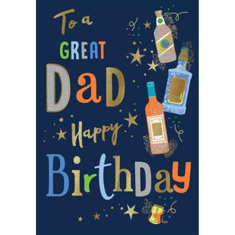 6pk Cards C75 Birthday Dad - Tiger Feet Ireland