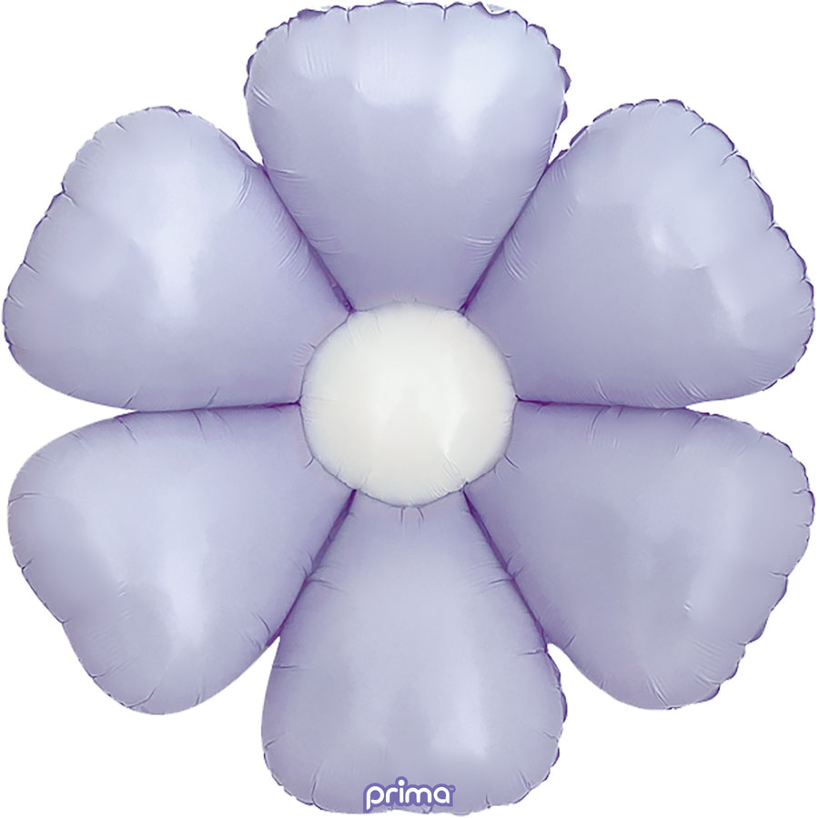 Foil Balloon 34" Shape Pale Lavender Daisy - Tiger Feet Ireland