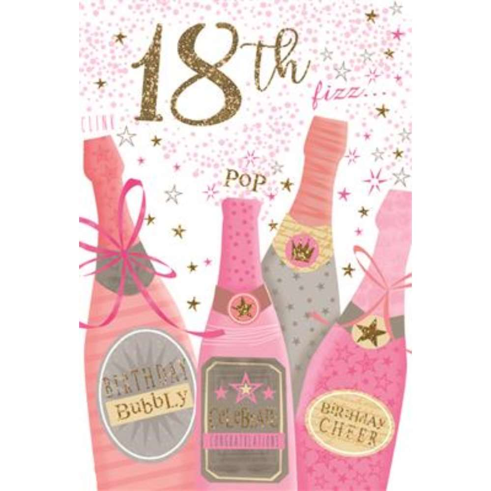6pk Cards C50 Birthday Age 18 - Tiger Feet Ireland