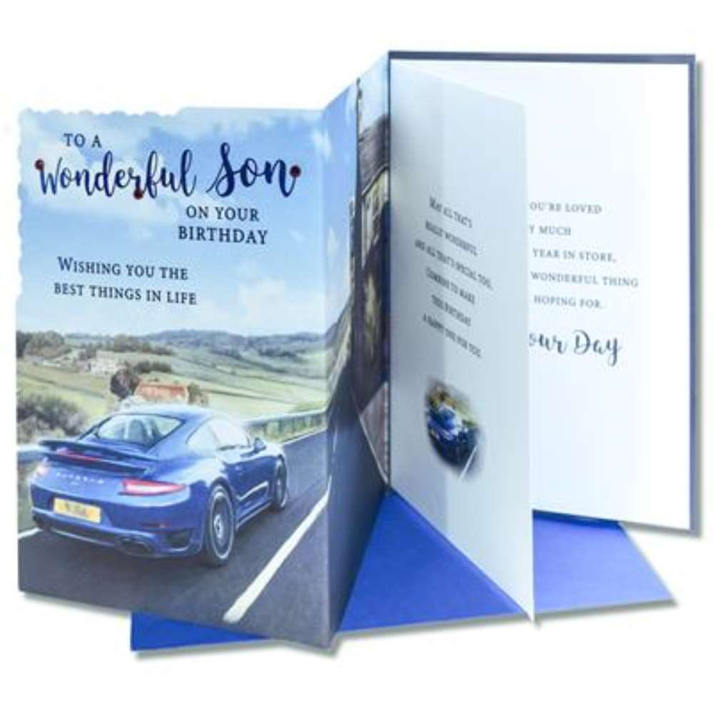 6pk Cards C50 Birthday Son - Tiger Feet Ireland