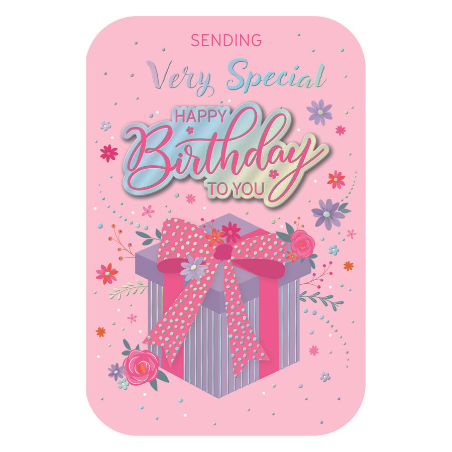 6pk Cards C75 Birthday Someone Special - Tiger Feet Ireland