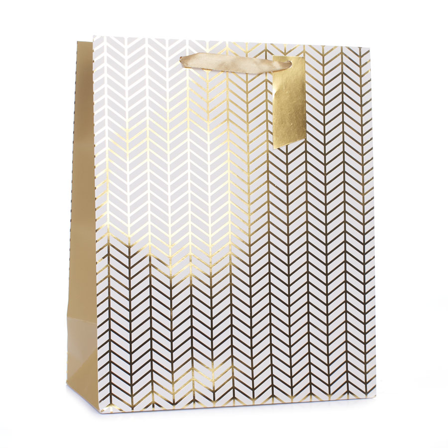 6pk Medium Portrait Gift Bags Pattern - Tiger Feet Ireland
