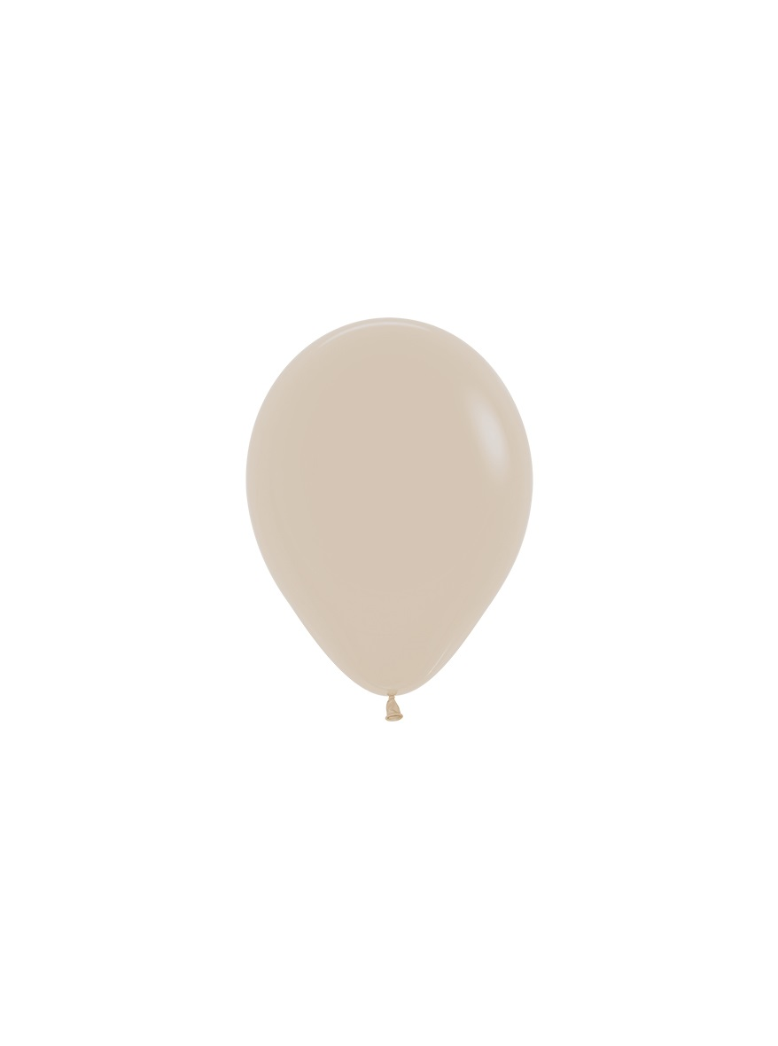 50ct Latex Balloon 5in White Sand Sempertex - Tiger Feet Ireland