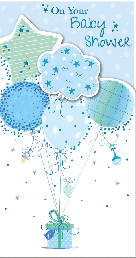 6pk Cards C55 Baby Shower - Tiger Feet Ireland
