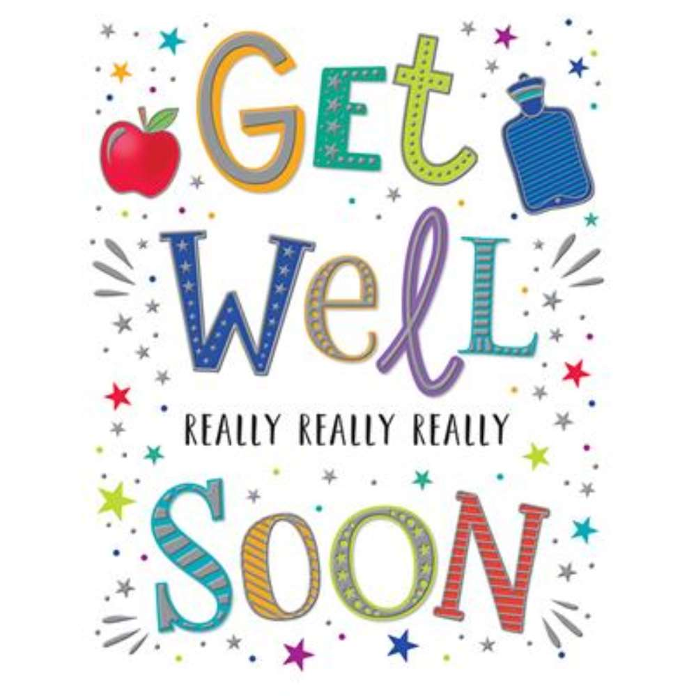 6pk Cards C50 Get Well - Tiger Feet Ireland