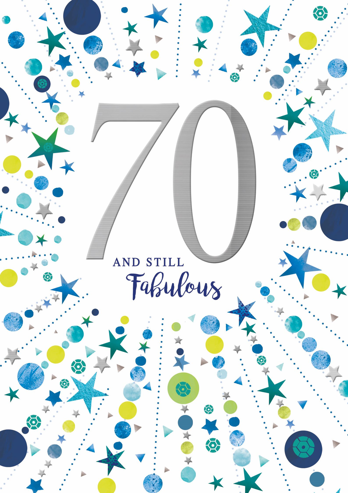 6pk Cards C50 Birthday Age 70 - Tiger Feet Ireland