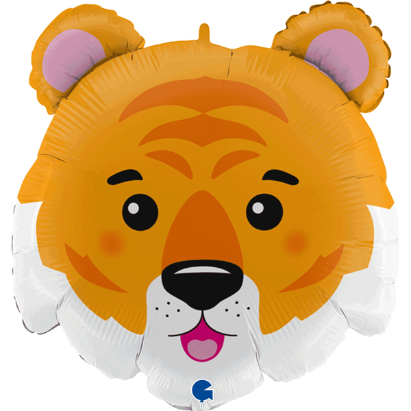 Foil Balloon 22" Supershape Tiger Head - Tiger Feet Ireland