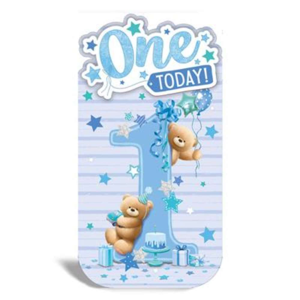 6pk Cards C55 Birthday Age 1 - Tiger Feet Ireland