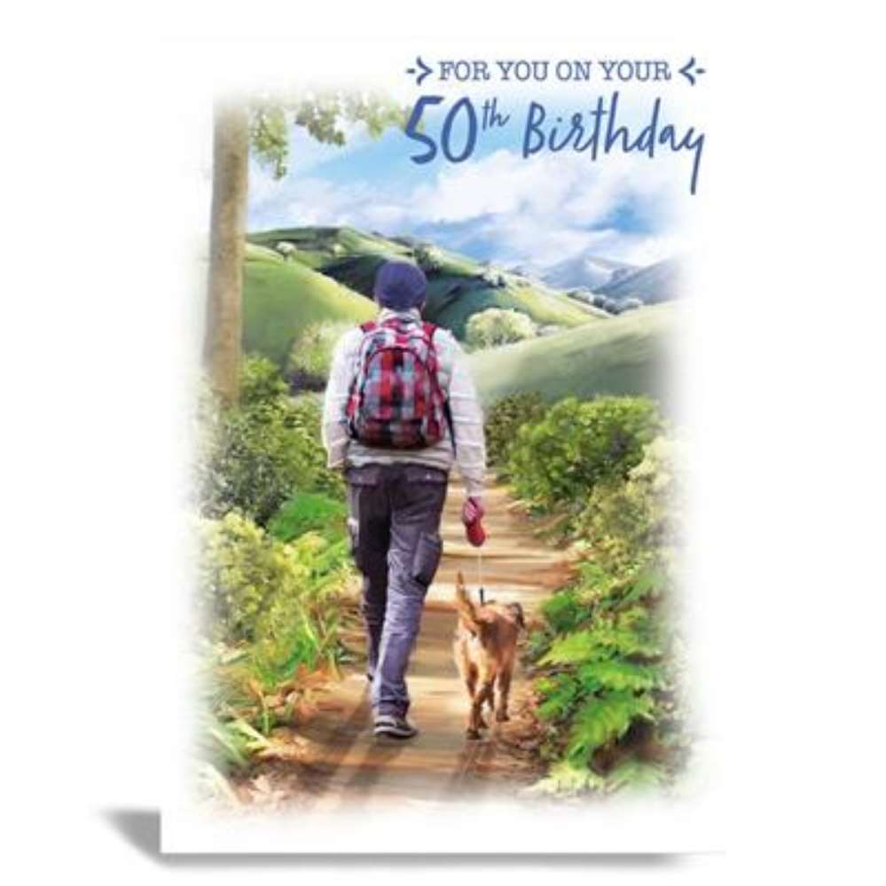 6pk Cards C50 Birthday Age 50 - Tiger Feet Ireland