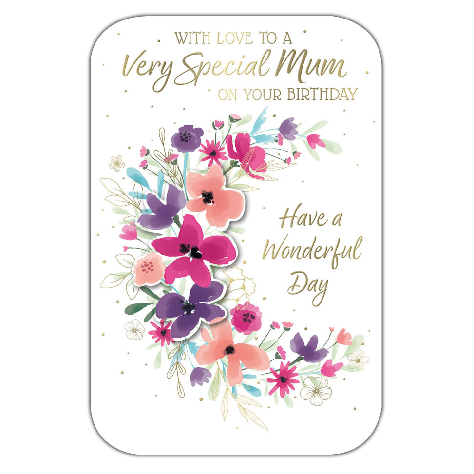 6pk Cards C75 Birthday Mum - Tiger Feet Ireland
