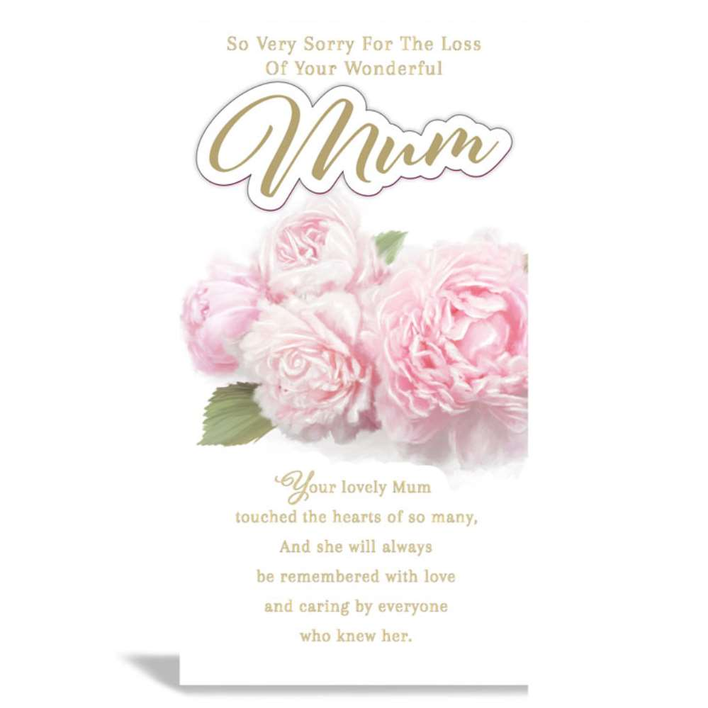 6pk Cards C55 Sympathy Loss Of Mum - Tiger Feet Ireland