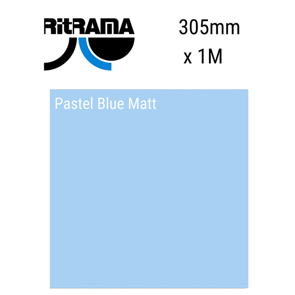 Ritrama Pastel Blue Matt Vinyl 305mm x 5M - Tiger Feet Ireland