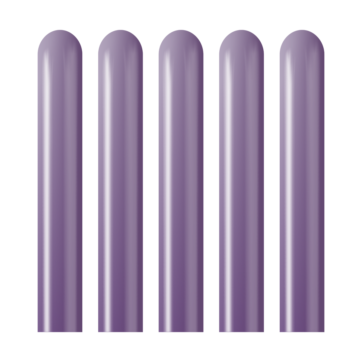 100ct Latex Balloon 260 Modelling Mirror Violet - Tiger Feet Ireland
