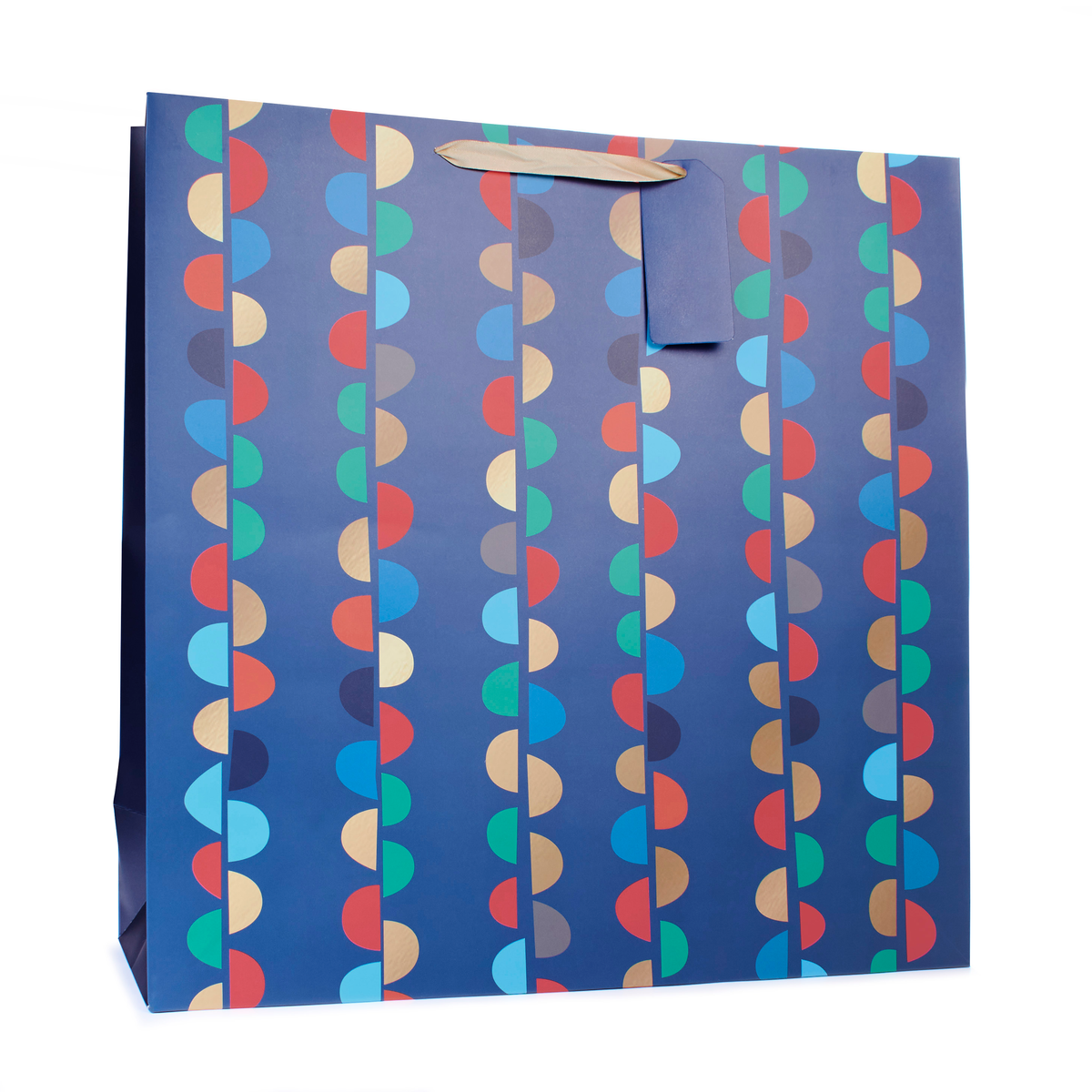 6pk Giant Square Gift Bags Pattern - Tiger Feet Ireland