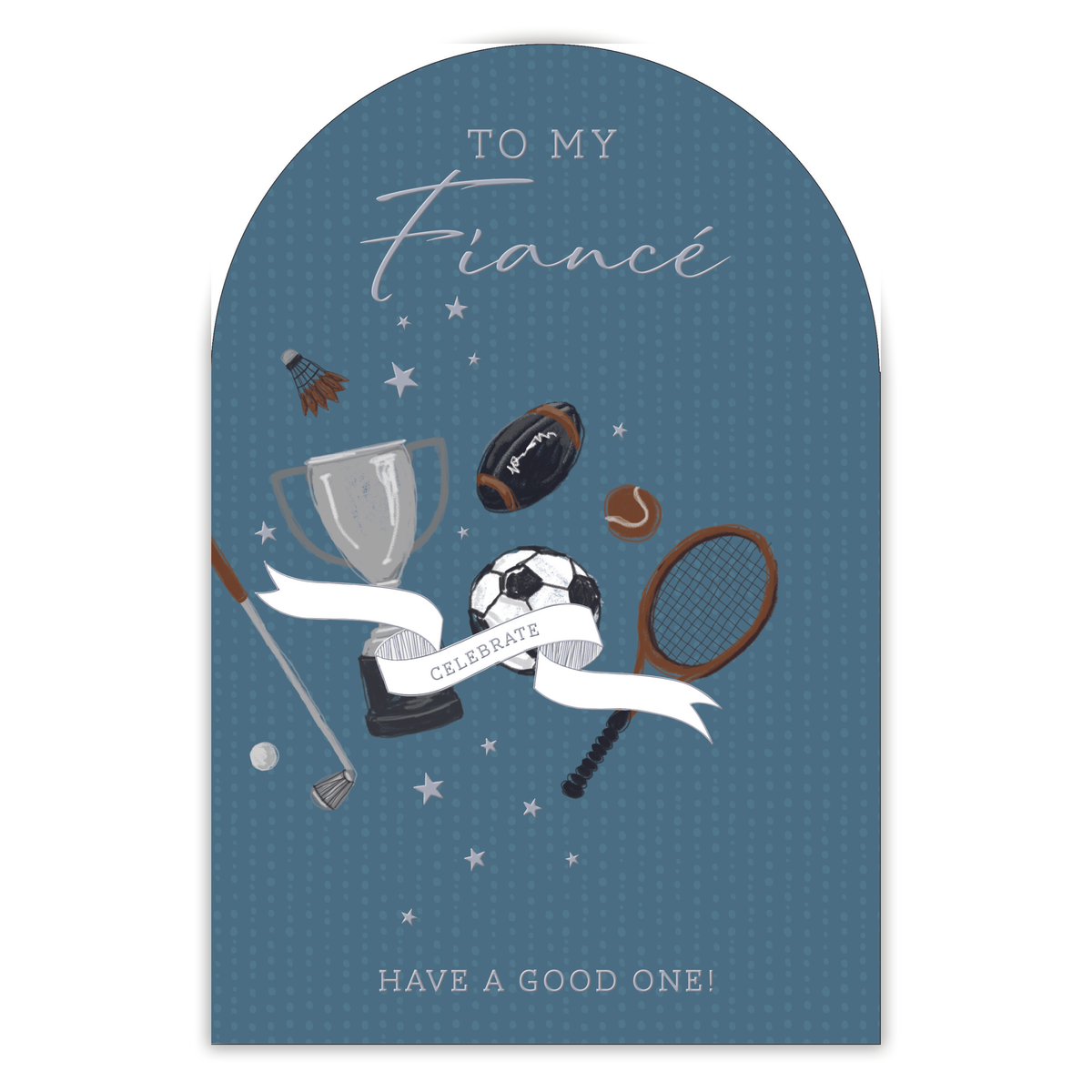 6pk Cards C75 Birthday Fiancé - Tiger Feet Ireland