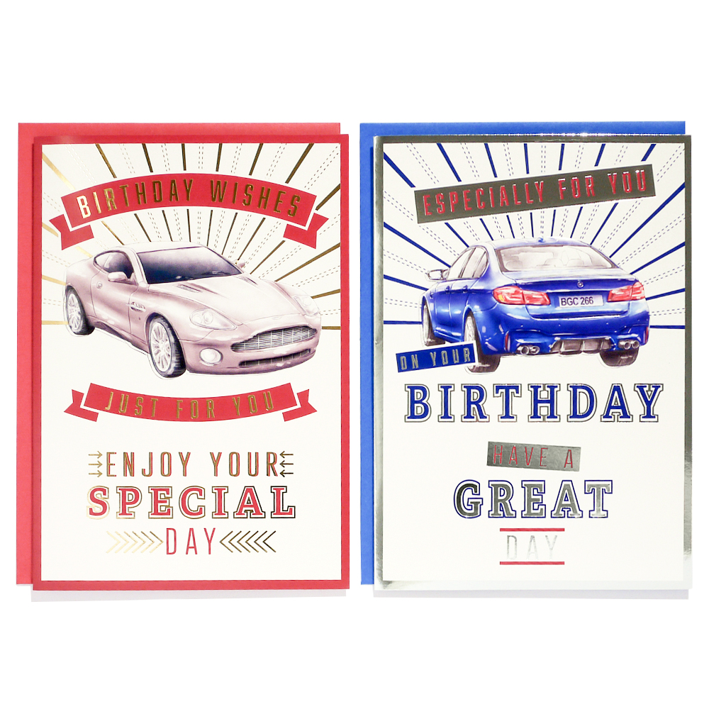 12pk Cards C50 Birthday Open - Tiger Feet Ireland
