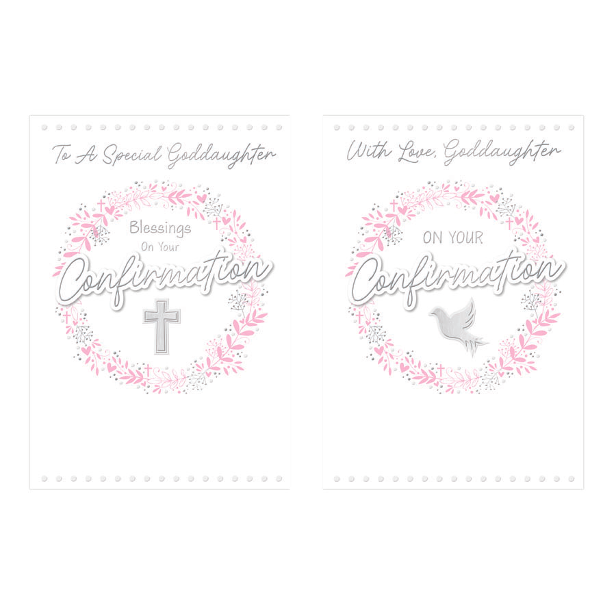 12pk Cards C50 Confirmation Goddaughter - Tiger Feet Ireland