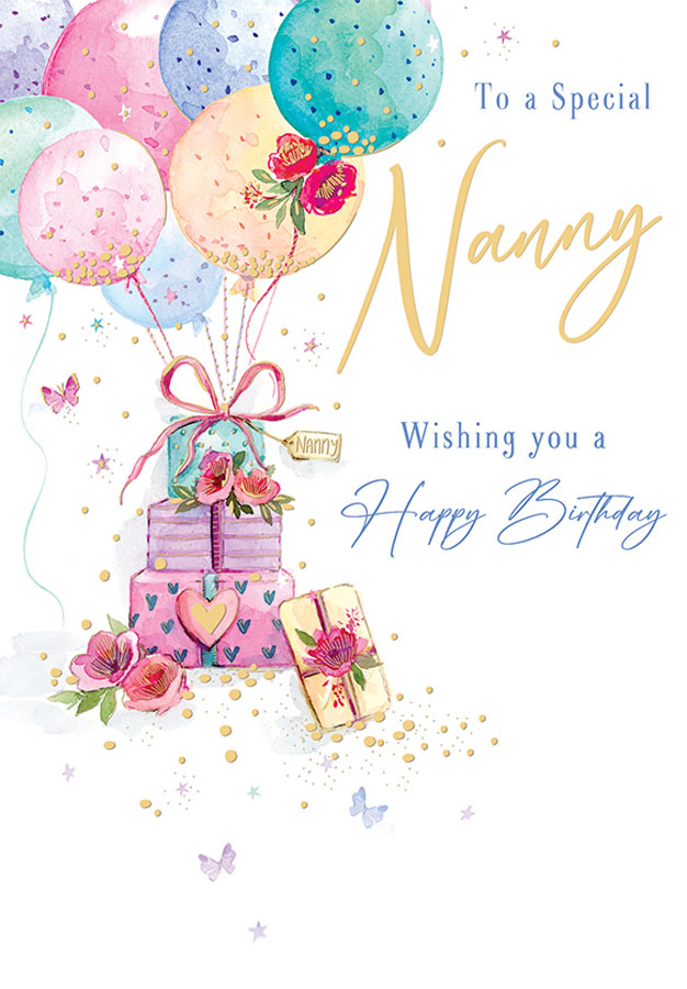 6pk Cards ED C75 Nanny Balloons & Gifts - Tiger Feet Ireland