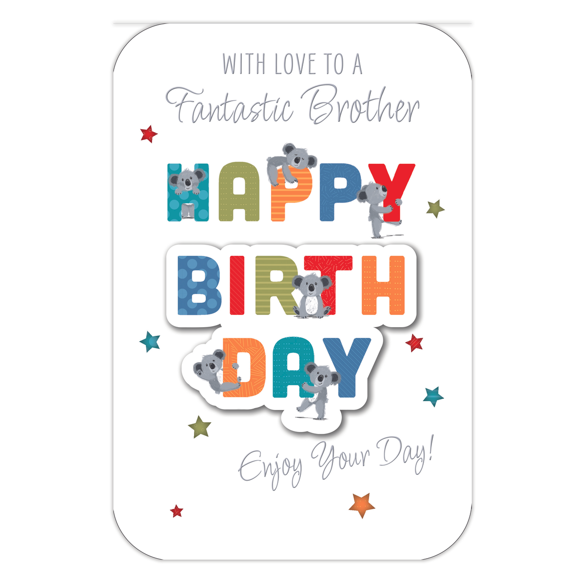 6pk Cards C75 Birthday Brother - Tiger Feet Ireland