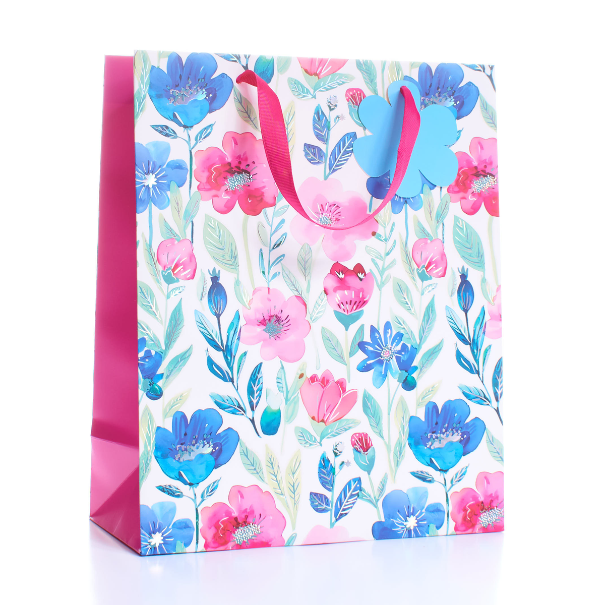 6pk Medium Gift Bags Floral - Tiger Feet Ireland