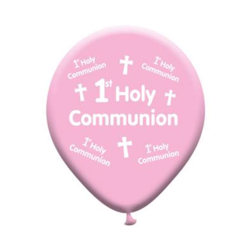 6 x 8pk Latex Balloons Communion Open - Tiger Feet Ireland