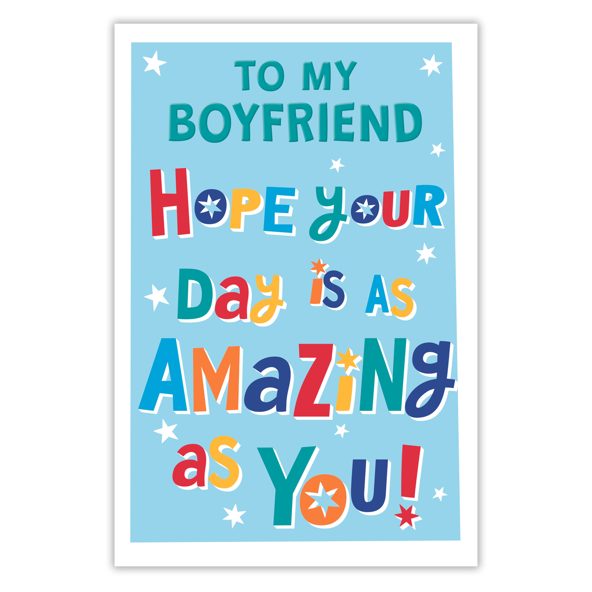 6pk Cards C75 Birthday Boyfriend - Tiger Feet Ireland