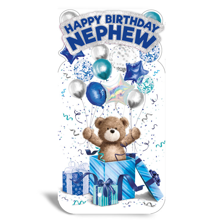6pk Cards C55 Birthday Nephew - Tiger Feet Ireland
