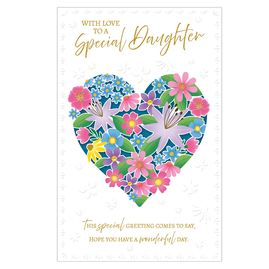 6pk Cards C375 Birthday Daughter - Tiger Feet Ireland