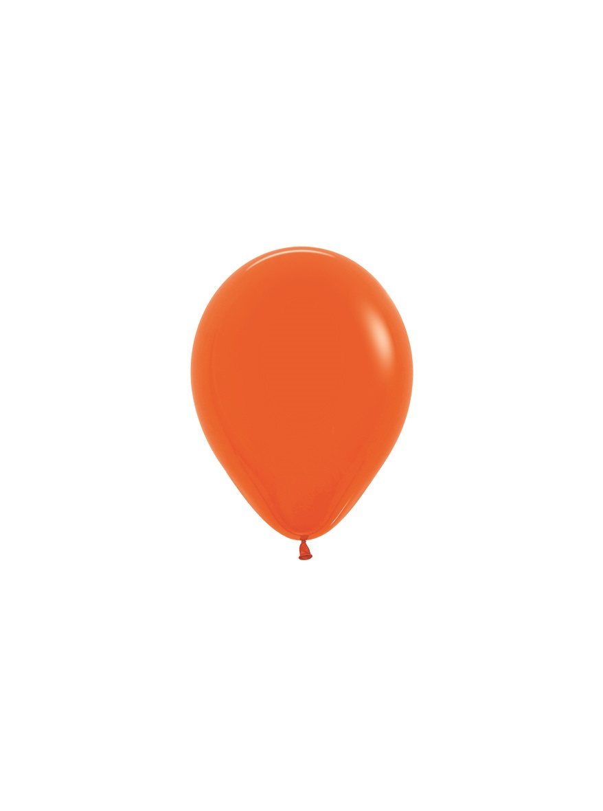 50ct Latex Balloon 5in Orange Sempertex - Tiger Feet Ireland