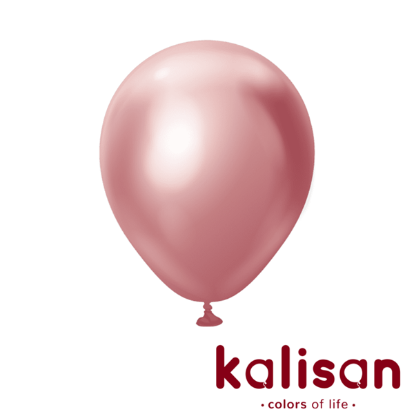 50ct Latex Balloon 12" Mirror Pink Kalisan - Tiger Feet Ireland