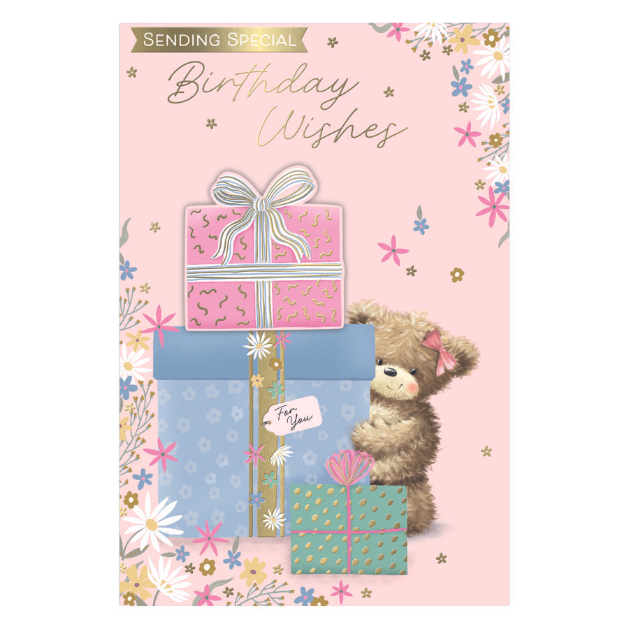 6pk Cards C75 Birthday Niece - Tiger Feet Ireland