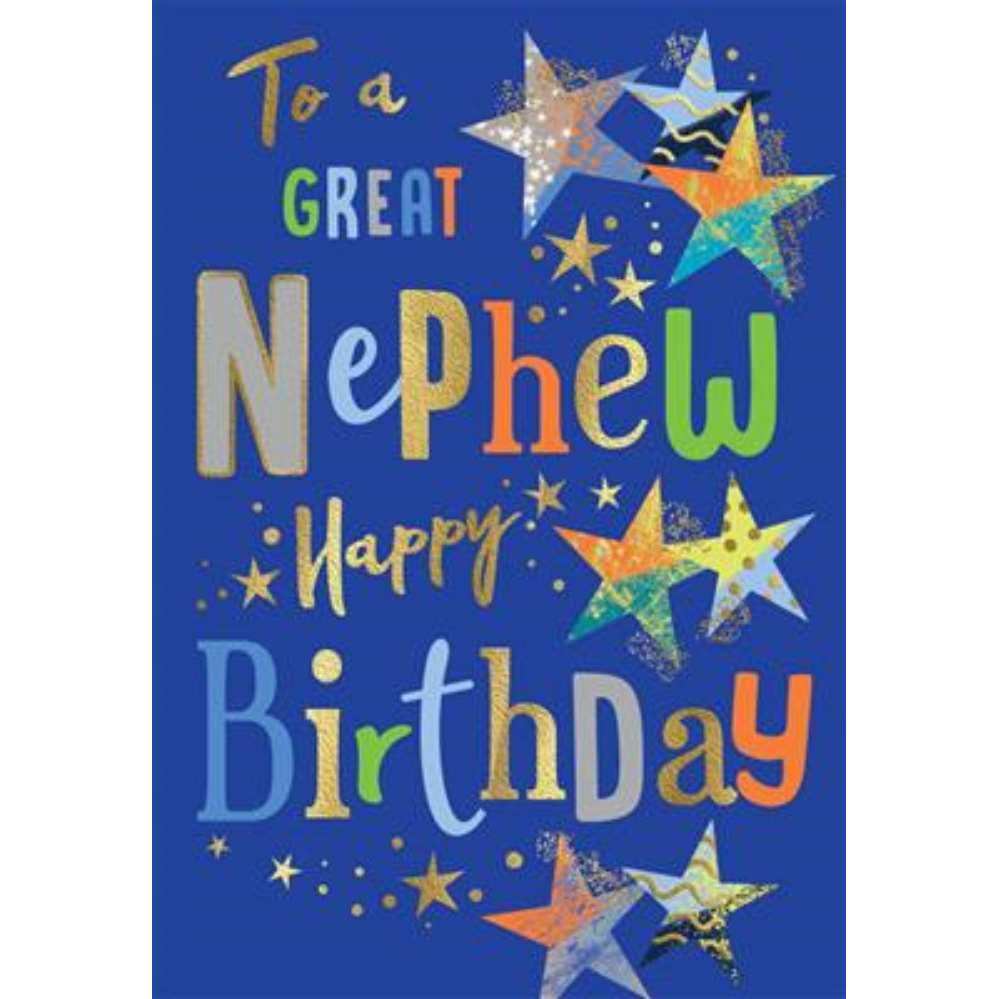 6pk Cards C75 Birthday Nephew - Tiger Feet Ireland