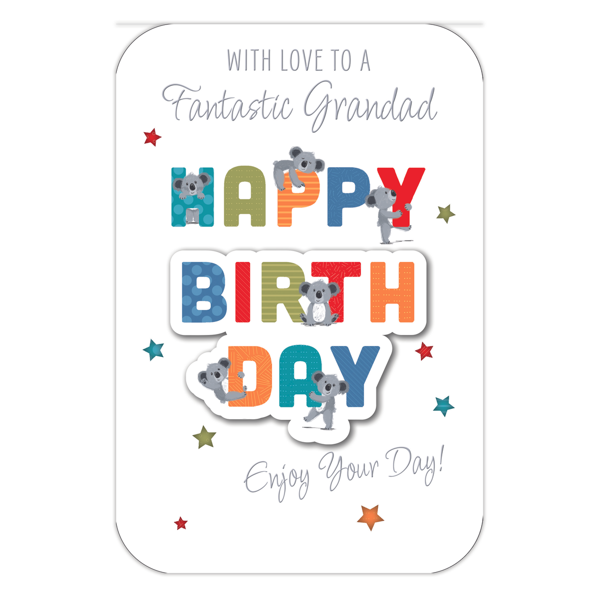6pk Cards C75 Birthday Grandad - Tiger Feet Ireland