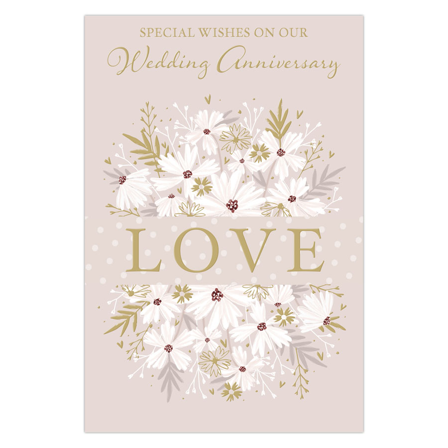 6pk Cards C75 Our Anniversary - Tiger Feet Ireland