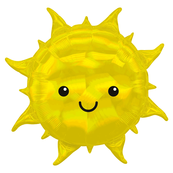 Foil Balloon Supershape Sun - Tiger Feet Ireland